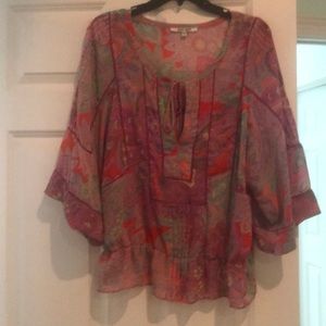 Cute semi sheer top